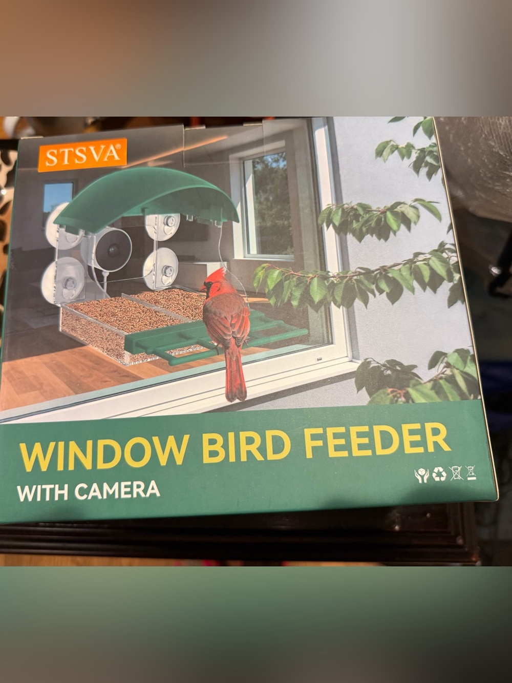 Window bird feeder with camera - NIB 🐦⬛📸